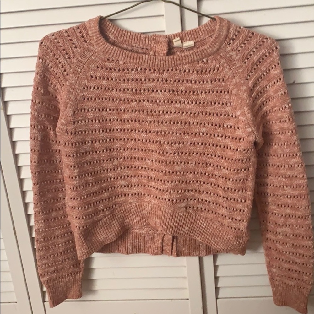 Anthropologie Moth cropped sweater size S